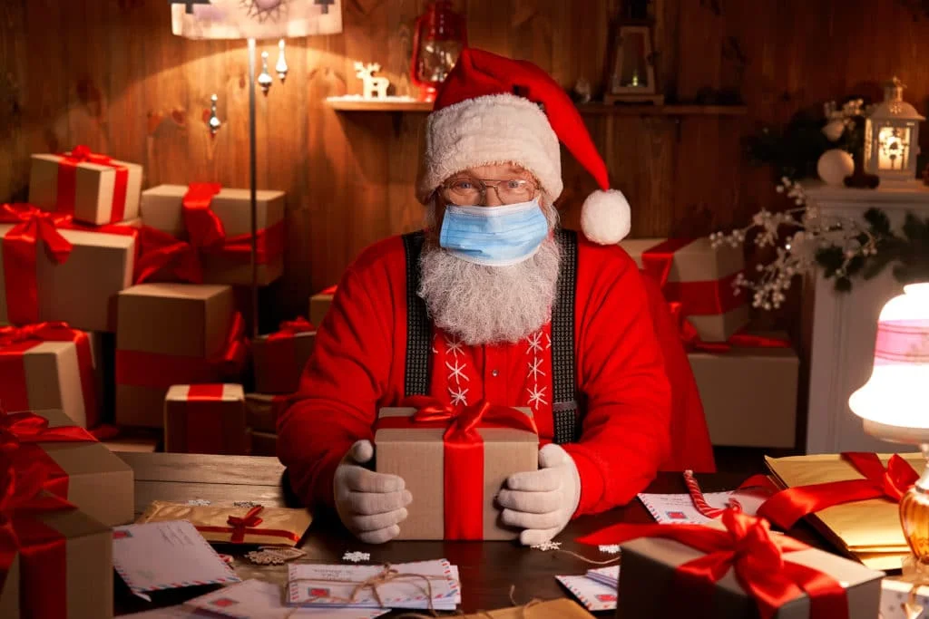A socially distanced Santa, The biggest test of our resilience