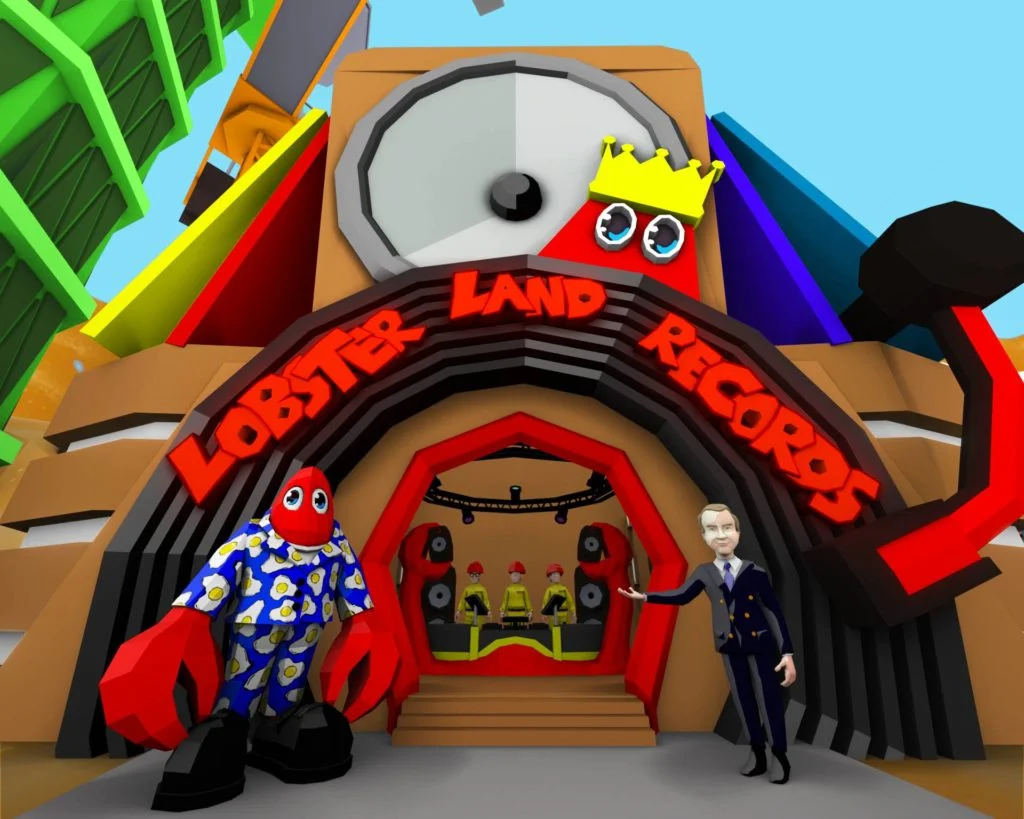 Philip Colbert launches Lobsteropolis City and the Lobster Land Museum in Decentraland, curated by Simon de Pury