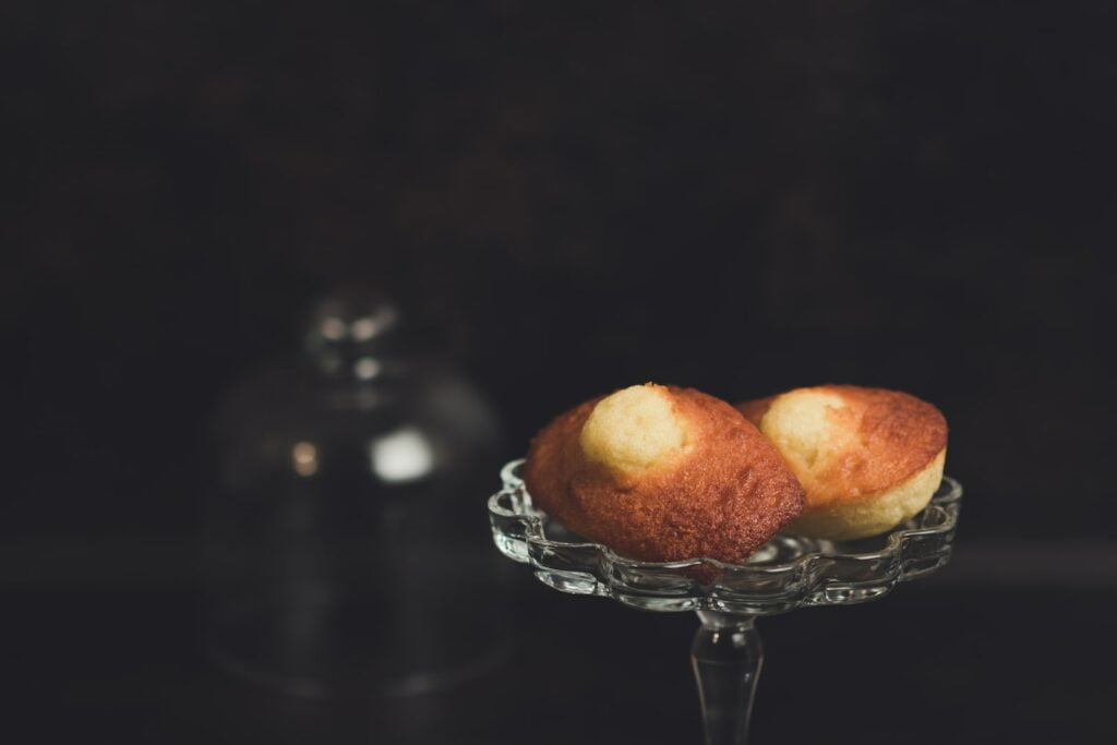 what the two baked madeleines can remind you of?