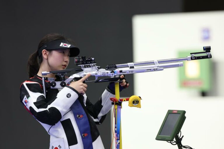 Kim Joo-Hee Clinches Gold in Women's 10m Air Rifle, Paris Olympics 2024