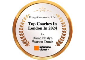 Dame Neslyn, a renowned business psychologist and a pioneer in cultivating courageous leadership, recognised again in 2024 as one of the top coaches in London. Our latest edition of In Conversation with Dame Neslyn Watson-Druée, turn the focus today to the role of courageous leadership and inclusion in supporting policies that challenge and dismantle gender inequalities