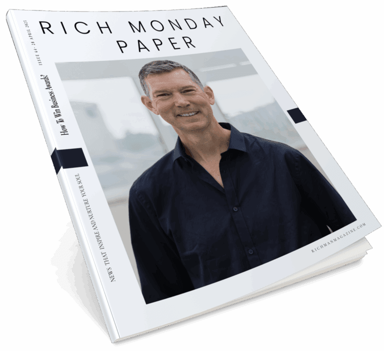 This edition of Rich Monday Paper- How To Win Business Awards, invites you to celebrate Matthew Ansell and what it takes to break down self-doubt. We explore the art of building what we call a bank of confidence: the choices that build a stronger body, a clearer mind and a more intentional life.