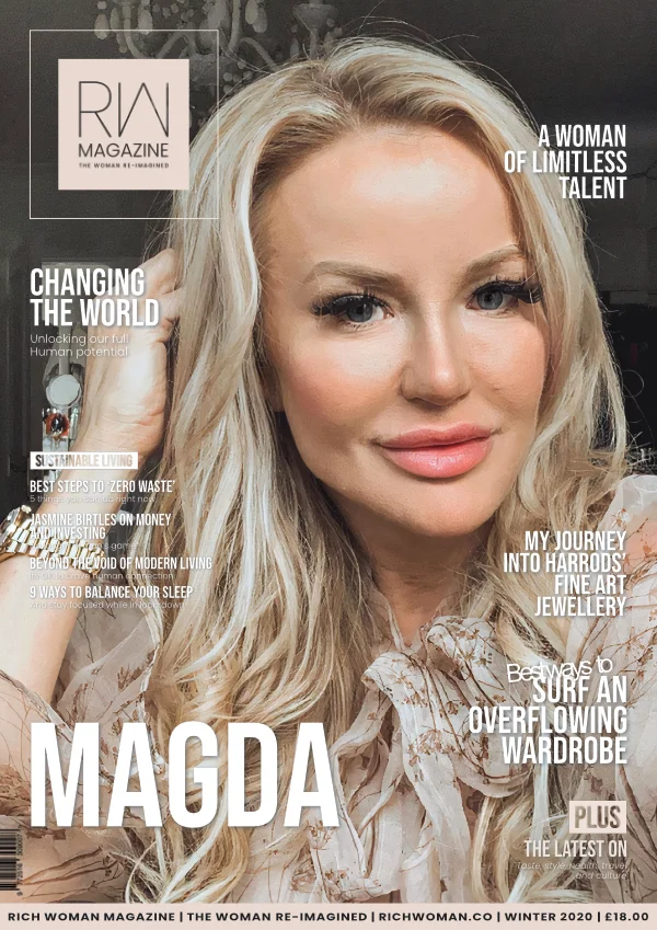 Rich Woman Magazine champions the modern woman's pursuit of wealth, well-being and influence. We spotlight influential women transforming business, culture and society through courage, resilience and unwavering self-belief.