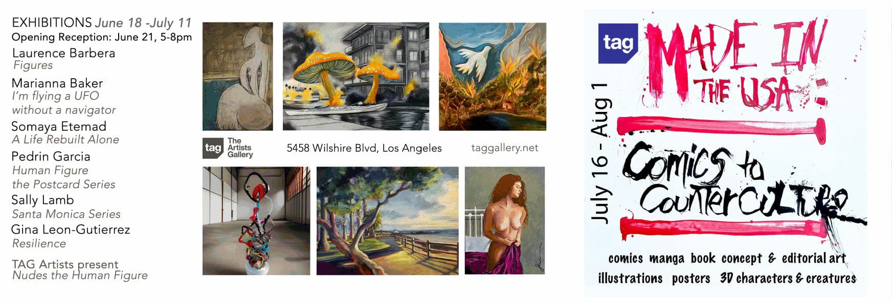 Discover powerful exhibitions at The Artists Gallery Los Angeles – exploring identity, human form and resilience through contemporary art and community