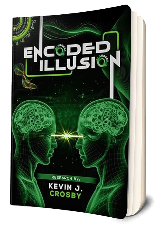 Encoded Illusion examines how modern education, technology and media shape our thinking, urging mindful awareness of mental health and cognitive patterns