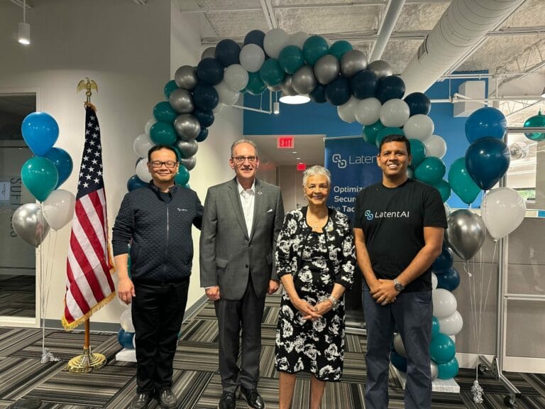 Latent AI Cofounders Joined by U.S. Rep. Bonnie Watson Coleman and Assemblyman Roy Freiman