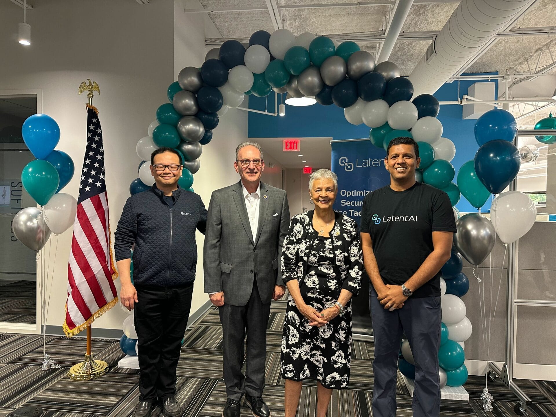 Latent AI Cofounders Joined by U.S. Rep. Bonnie Watson Coleman and Assemblyman Roy Freiman