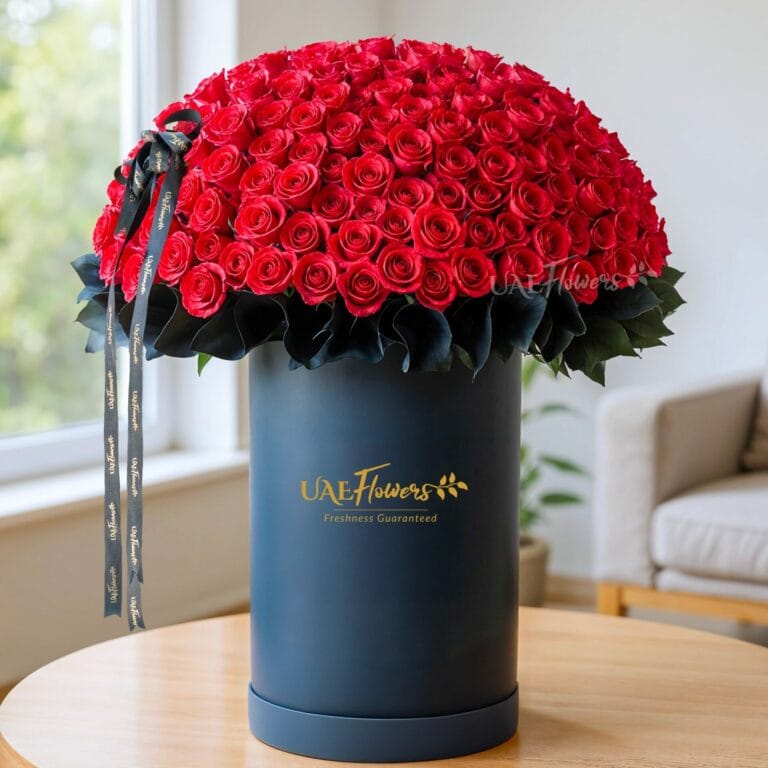 Discover how elegant tall box flower arrangements elevate UAE dining experiences, blending art, celebration and wellness into unforgettable moments