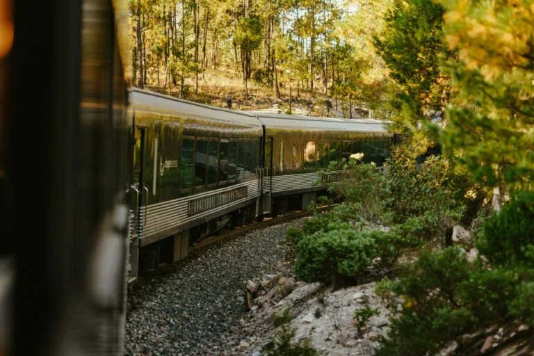 Experience mindful train travel on Mexico’s Chepe railway, blending stunning wilderness, local culture and responsible tourism for lasting connections