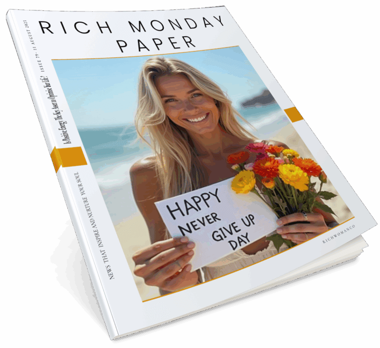 Rich Monday Paper- Is Positive Energy The Key Asset to Optimise Your Health and Quality of Life?