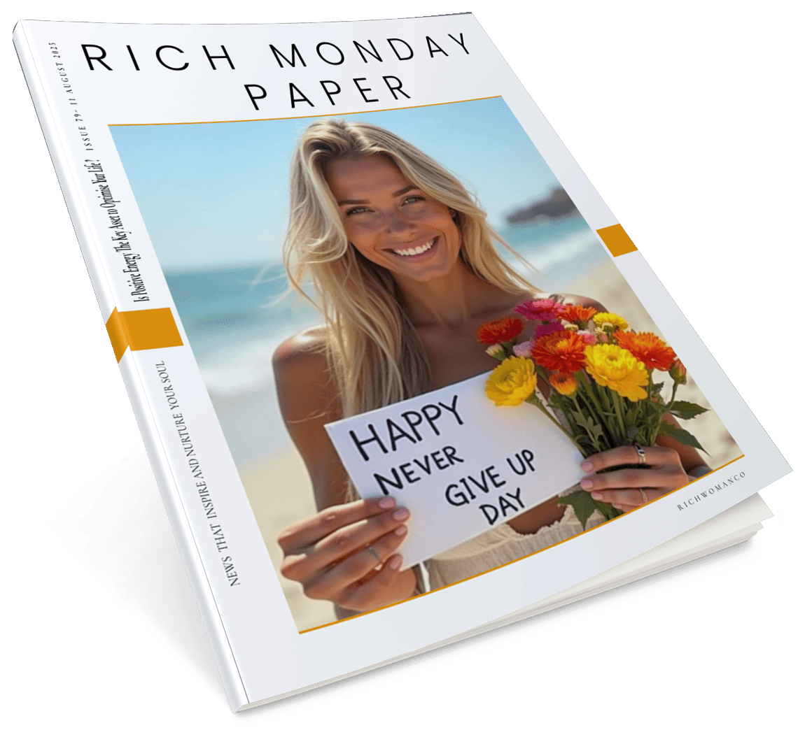 Rich Monday Paper- Is Positive Energy The Key Asset to Optimise Your Health and Quality of Life?